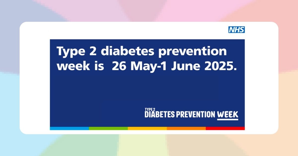 NHS banner for Diabetes Prevention Week